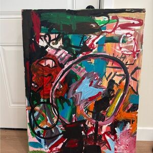 Abstract Multicolor Canvas Art